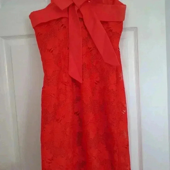 NWT Banana Republic bow back lace Shift dress - Picture 4 of 8